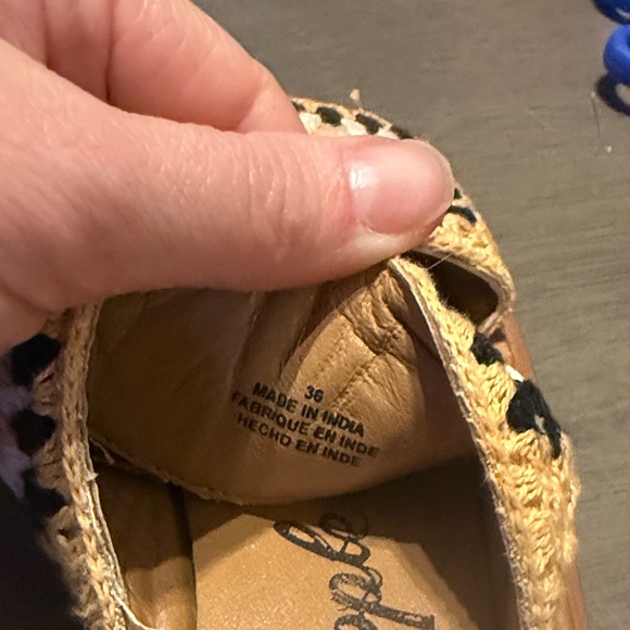 Free People Kids Crochet Strap Sandals - Black and Yellow - Picture 3 of 3